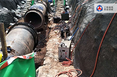 三聯(lián)磁電新型管道消磁機(jī)出色完成中緬線石油管道消磁作業(yè)